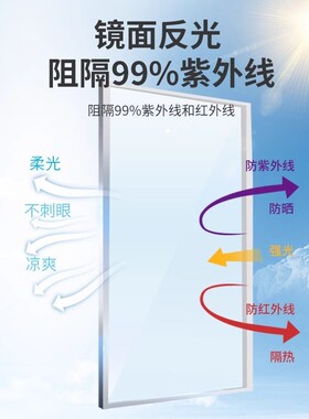 全遮光窗户玻璃贴纸挡光神器不透光窗贴卧室遮阳隔热防晒窗帘贴膜