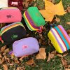 Ins portable contrast color storage bag dopamine small shoulder bag