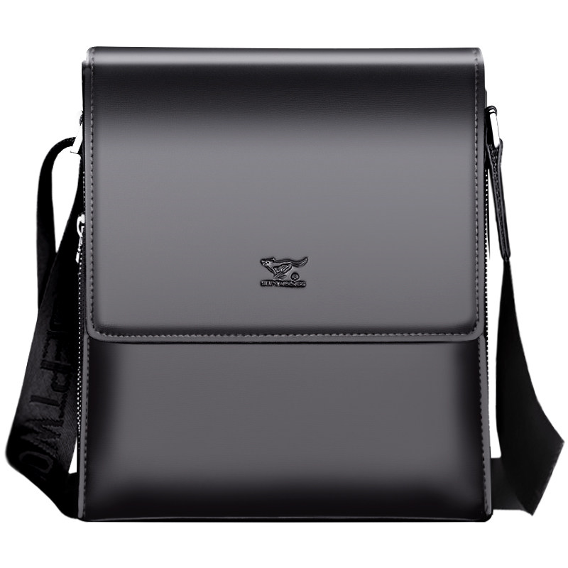 七匹狼单肩包男真皮休闲男士包包 七匹狼天颜男士包袋