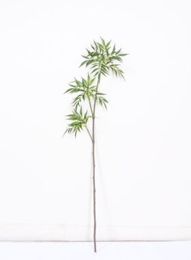 黄天竺单枝假树枝仿真绿植家居客厅园林造景插花装饰摄影道具摆件