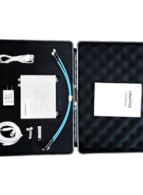 开源LibreVNA100k-6GHz加厚散热+法兰连接器 双端口矢量网络分析