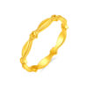 Jinzhifu 2026 new pure gold love ring
