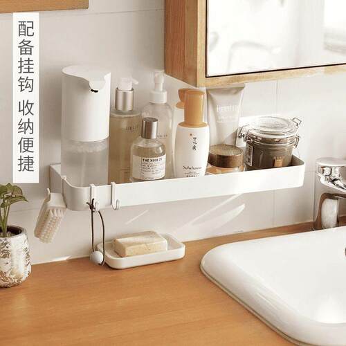品质调料置物架厨房卫生间免打孔安装壁挂式多功能家用多层角架 - 图0