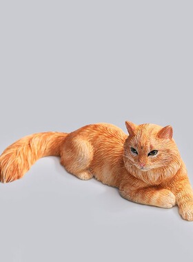 Small迷你缅因猫模型小猫咪冰箱