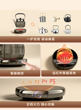 金灶CH-91电陶炉家用煮茶壶套装