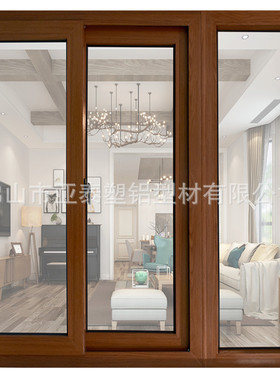 厂家直供隔音防虫UPVC铝合金推拉门绝缘性能高平开钢塑窗佛山货源