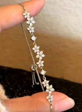 法式梦幻花庭手链女韩式甜美女约