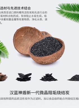 10寸超滤阻垢净水器PP棉通用滤芯CTO家用FOF椰壳碳前置过滤器滤瓶
