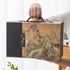 Portable remote mountain travel teacup tea set small set glass outdoor one pot four cups ceramic quick cup teapot