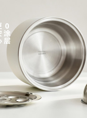 olayks立时电火锅家用宿舍一人食不锈钢多功能一体锅小型电煮锅