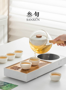 叁旬转转懒人茶具套装轻奢高档