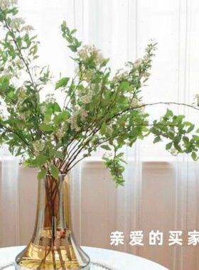 朗峰手作 XC02锥形彩色玻璃干花水培小花瓶 欧式花插软装餐桌花器