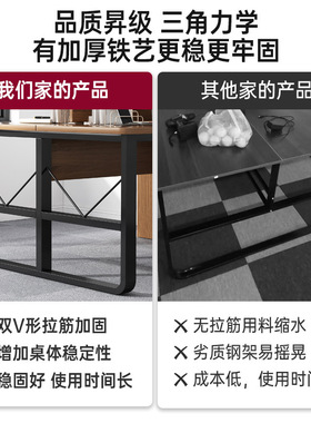简约现代职员带柜办公桌椅