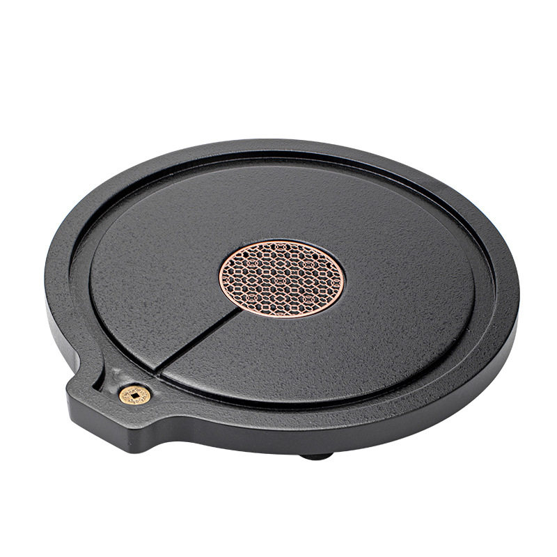 2025 new imitation black gold stone Shilairun tea tray household drain tray tea tray tea set tea sea set dry brewing