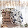 Fabric futon chair cushion, meditation cushion, tatami bay window cushion, round Japanese room cushion, student bench, kneeling cushion