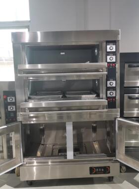 二层四盘发酵烘焙一体机 面包房烘焙设备商用 Bakery equipment