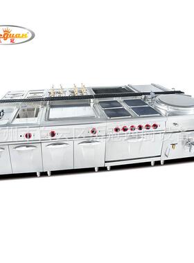GH-983A立式法式铁板烧连柜座厨房设备
