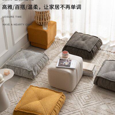 Cloth towel futon cushion floor reading living room pier bay window tatami floor thickening home Japanese Nordic