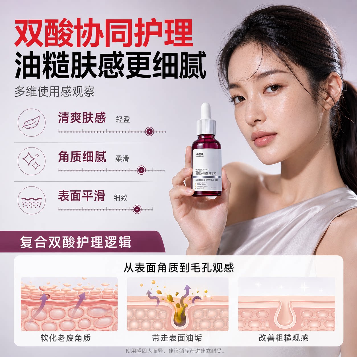 【30ml】诺布琪水杨酸果酸精华液