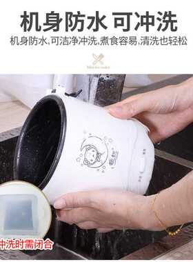 直销多功能迷你电饭煲1-2人加热小型电饭锅家用便携会销礼品