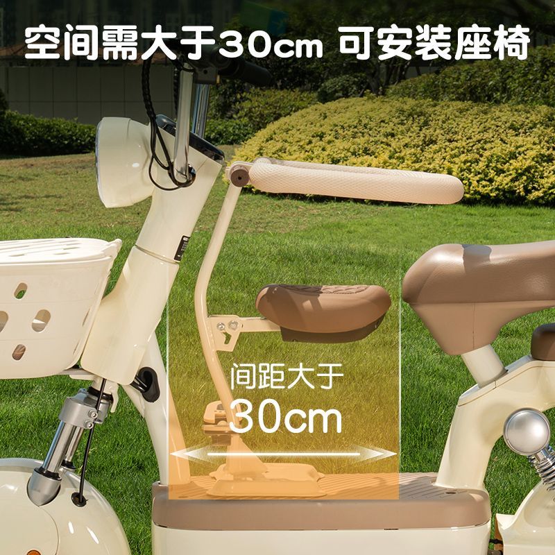 Electric car front seat guardrail for children and babies