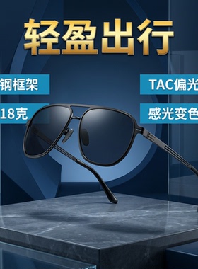 GALLOP MONSTER偏光墨镜礼盒款遇紫外线变色款飞行员款式新款开车