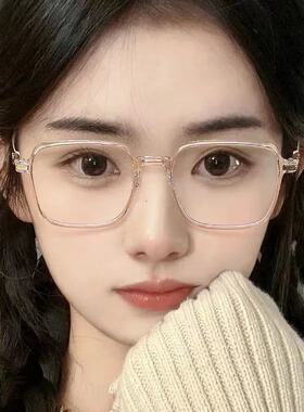 经典方框变色眼镜防紫外线智能感光眼镜轻便商务男女同款近视眼镜
