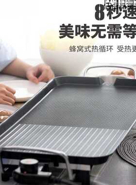 家用电烧烤炉无烟烤肉烤串机韩式电烤盘不沾铁板烧架多功包邮