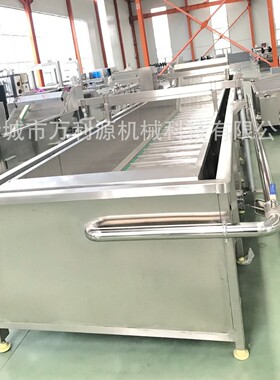 万利源果蔬鼓泡式解冻清洗线冻盘海鲜缓化池保鲜保持原有色泽