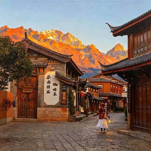 大理参团大理丽江香格里拉泸沽湖8天7晚跟团游丽江千古情玉龙雪山 - 图0