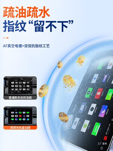 适用凯迪拉克ct5中控钢化膜xt5贴膜ct4改装件ct6车内装饰xt4佩晖 - 图1