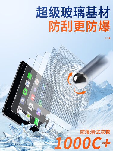 适用凯迪拉克ct5中控钢化膜xt5贴膜ct4改装件ct6车内装饰xt4佩晖 - 图3