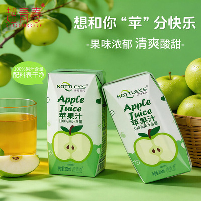 超青春苹果汁206ml*12盒果汁