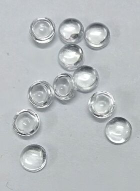 3毫米 金黄 圆形平底素面 人造锆石 合成宝石 平底钻 9个颜色