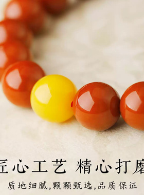普陀山文创天然南红玛瑙手串