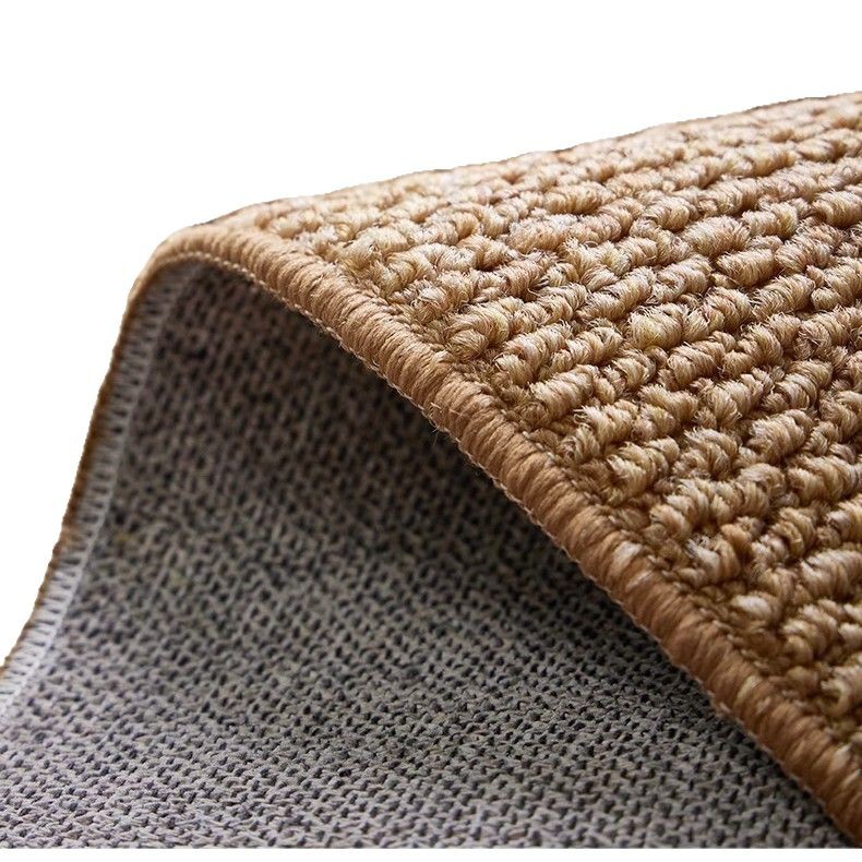 Imitation sisal anti-cat scratch carpet living room studio bedroom bedside Japanese tatami solid color linen photo floor mat