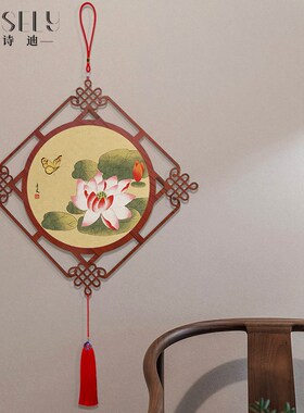 中国结入户门上挂件客q厅大号玄关乔迁之喜新居花鸟高档吉祥装饰
