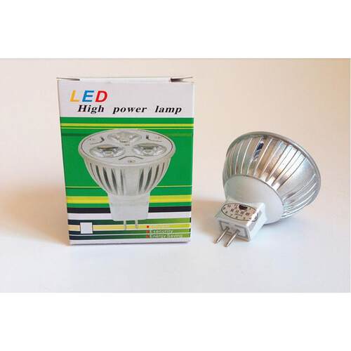 GU10LED灯杯12V灯杯220V射灯灯杯灯泡 M16/ 3W4W光源大杯直径5cm - 图0