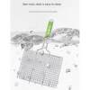 Forest barbecue equipment grilled fish clip stainless steel 304 barbecue plywood net grilled fish net special clip net