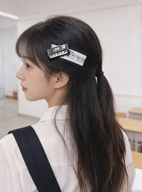 出片神器百搭不挑人女生文艺发夹全年龄段适配乐器发饰学生党福音