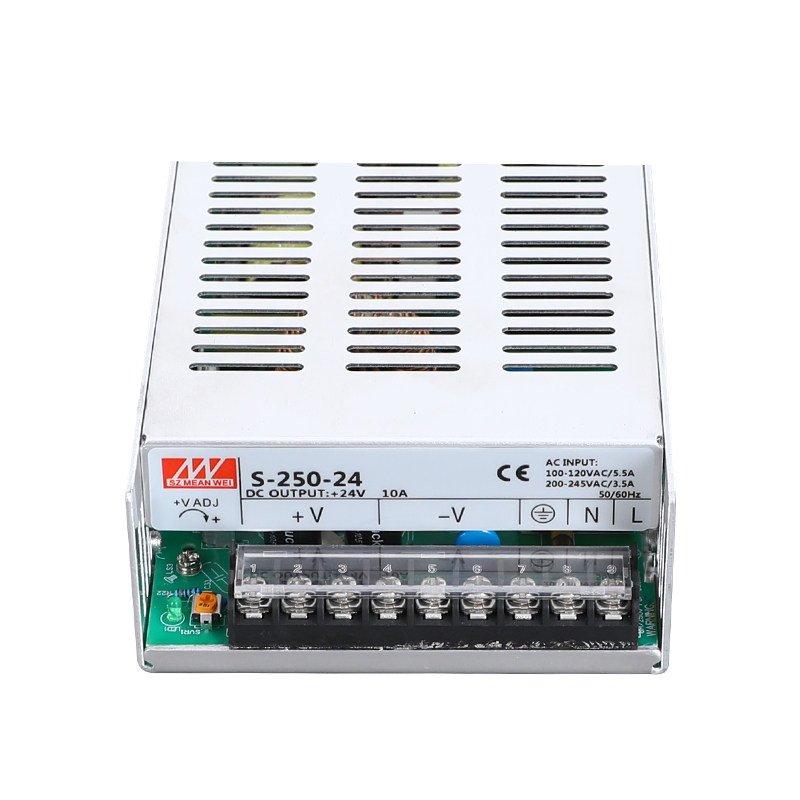 Switching power supply S-250W-24V 12V monitoring LED light strip industrial centralized power supply communication audio-visual security