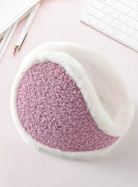 冬季毛绒加厚防风防冻耳套