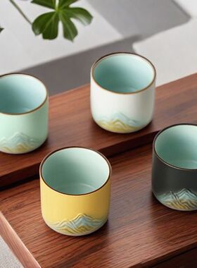 千里江山文创茶杯礼品礼物