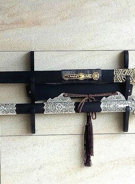 剑托墙上挂架挂刀剑托多层可选武士刀唐刀动漫道具墙面收纳展示架
