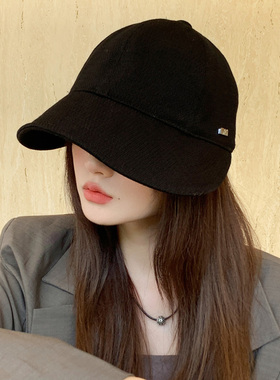 宽檐显脸小大头围鸭舌帽女款