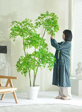 采购产品模拟绿色植物，南地纳竹子，假植物盆栽植物，客厅装饰饰