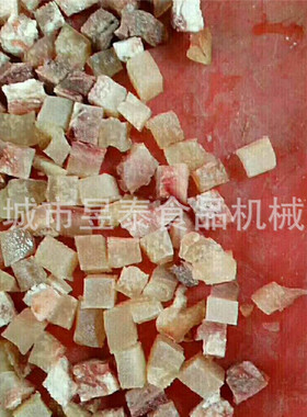 鲜牛肉切丁机冻肉切肉丁机冻鸡肉切丁机不锈钢肉类切丁机