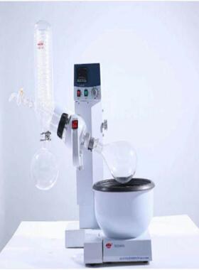 3手动升降旋转蒸发仪 压蒸馏提纯小型蒸发器