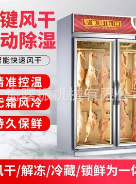 曙振现货大三门风冷晾鸭柜烧鹅自动吹干柜腊肉保鲜除湿机展示柜