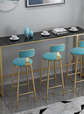 Nordic marble bar table living room coffee shop desk chair